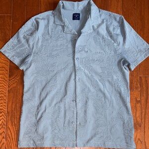 Men's Casual Light Blue Button Down Shirt